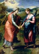 RAFFAELLO Sanzio Visitation oil on canvas